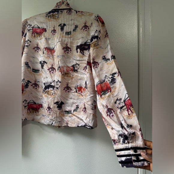 Rachel Antonoff Louise Puff Long Sleeve Shirt Sz XS - Picture 4 of 10